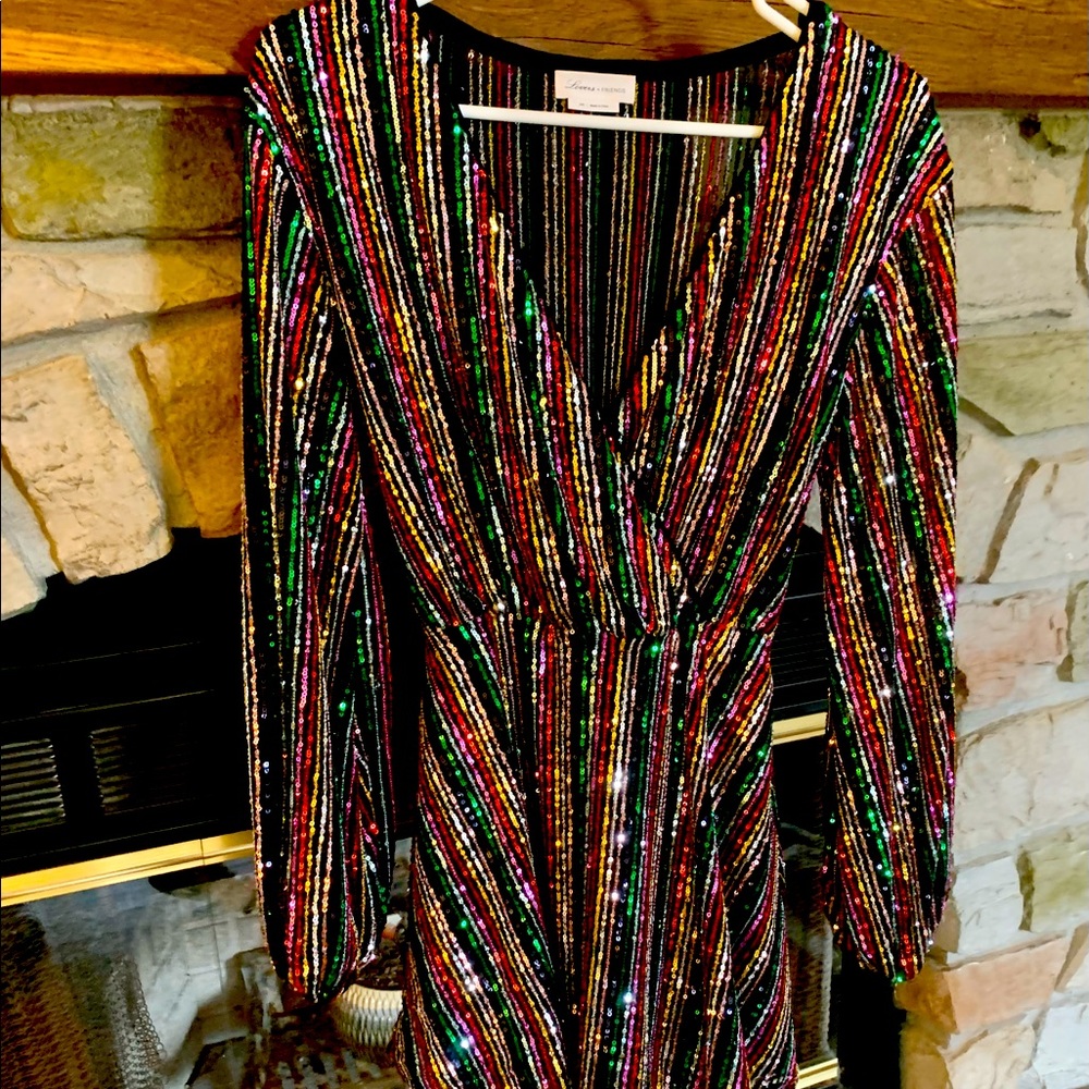 Fun lovers and friends sequined party dress
